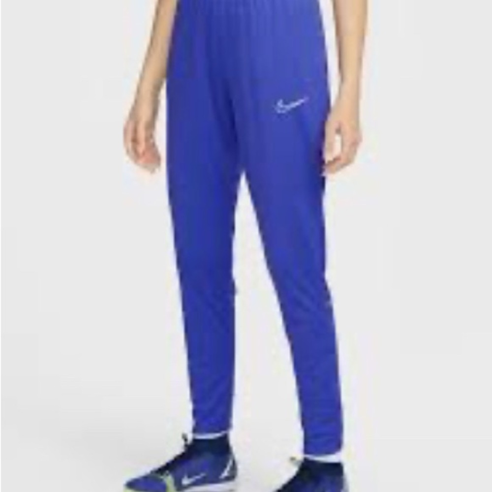Nike Royal Blue Athletic Pants with zip side pockets
